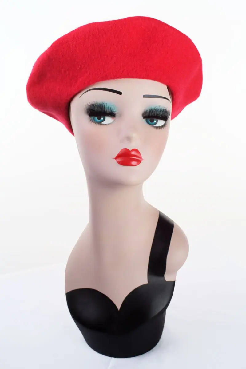French Beret -  Apple Red