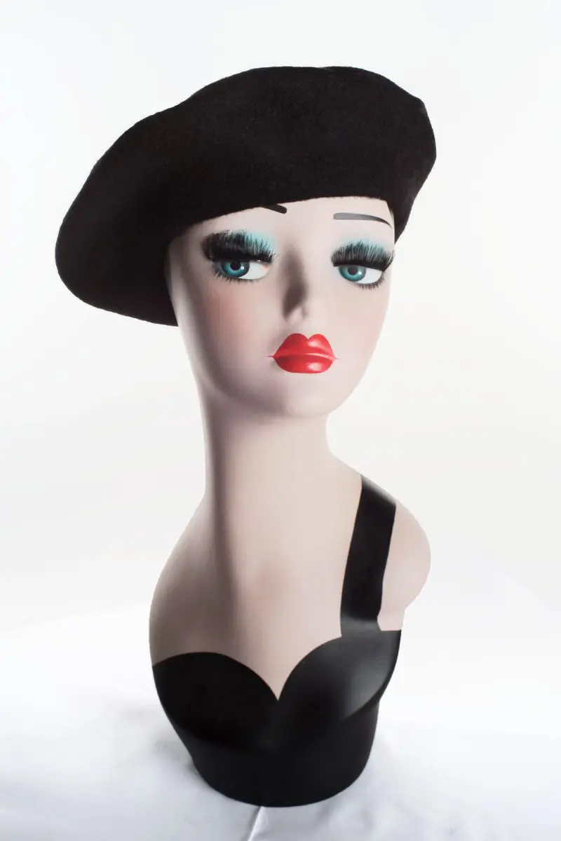 French Beret - Raven Black