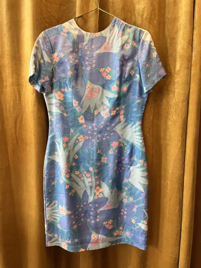 lyseblå 60tallskjole str L/XL