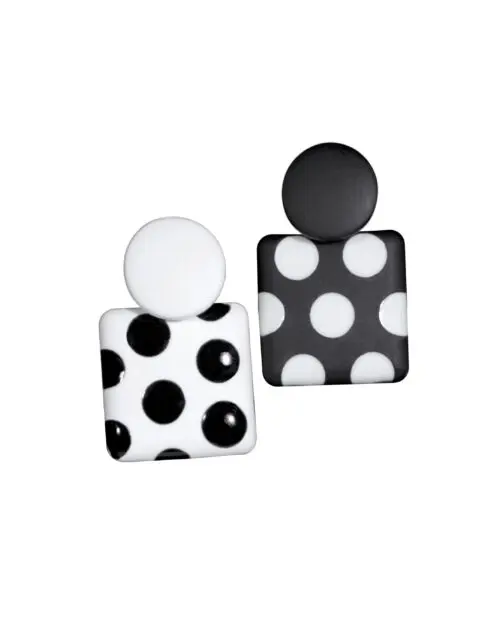Opposites Black & White Øredobber