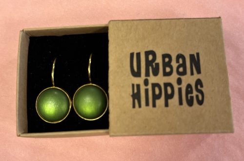 Urban Hippies Ørering  Silky classic green