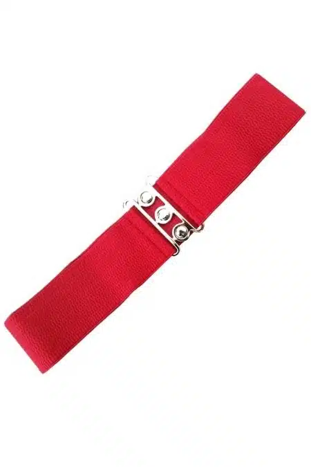 Vintage Stretch Belte - Rød