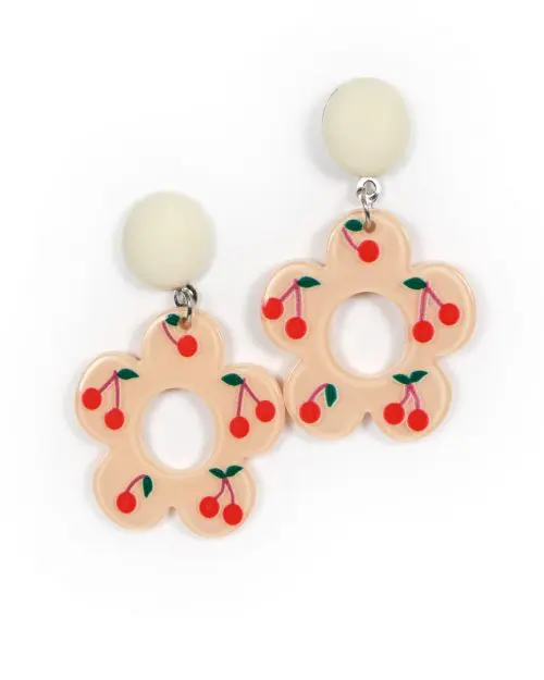 Cherry Flower Øredobber
