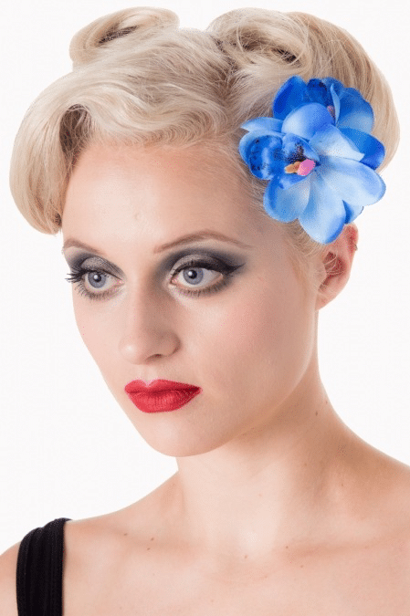 BLOSSOM HAIRCLIP - Blue