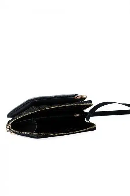 CHERRY PIE CROSS BODY PHONE BAG - Black - Bilde 5