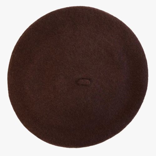 French beret choco brown