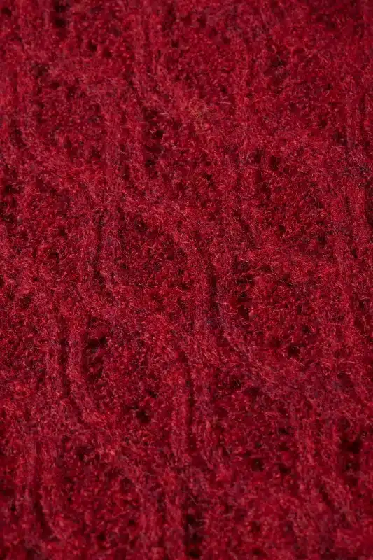 Skjerf Ajour Borgo Cabamet Red - Bilde 2