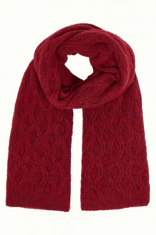 Skjerf Ajour Borgo Cabamet Red - Bilde 3