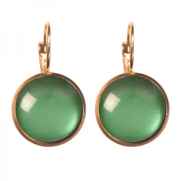 Urban Hippies  Dots Øredobber Dots ming green