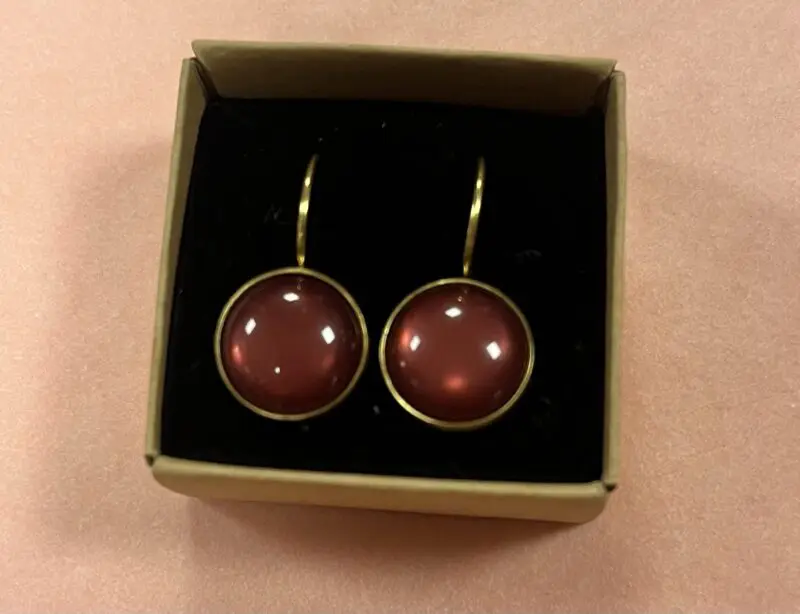 Urban Hippies Øreringer Dots Roisin red