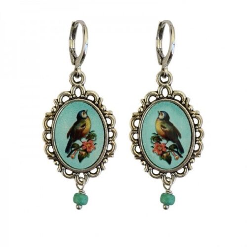 Urban Hippies  Øredobber Chickadee silver