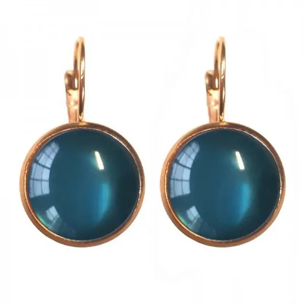 Urban Hippies  Dots Øredobber  teal GP