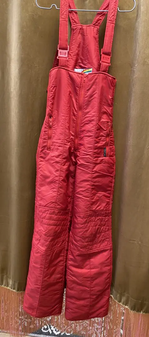 Vintage 80 talls rød skibukse str XS/S