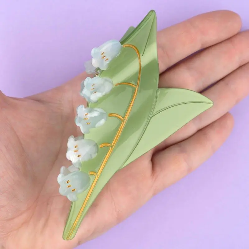 LILY OF THE VALLEY HAIR CLAW - Bilde 2