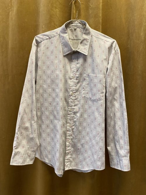 Vintage lys grå herreskjorte str XL