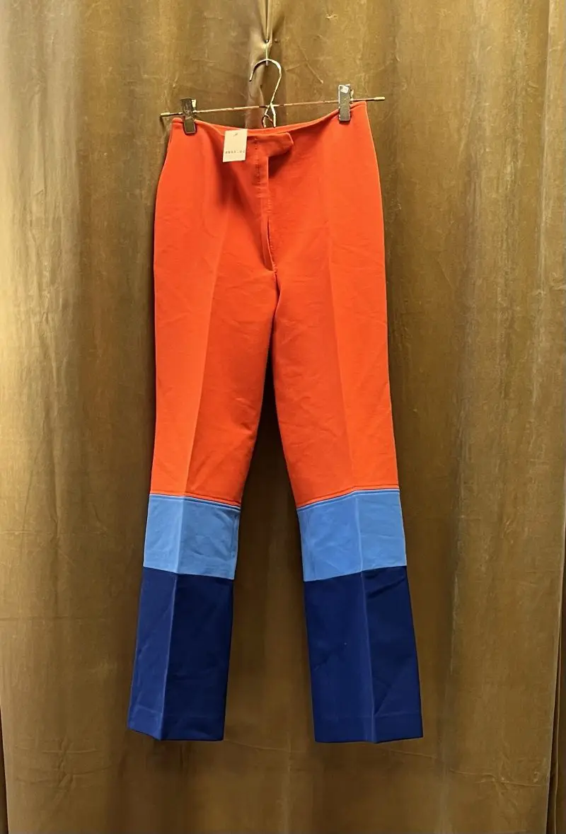 vintage crazy cool 70tallsbukse i farger str xs