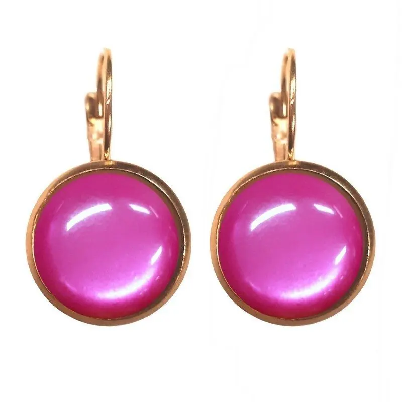 Urban Hippies  Dots Øredobber fucshia