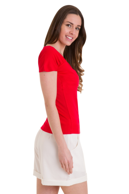 SHE WHO DARES TOP - Red