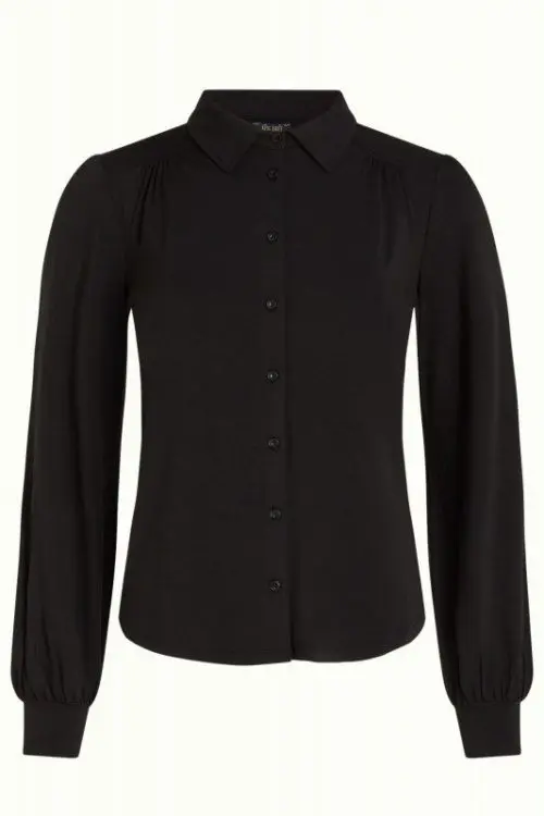 Carina Bluse Viscose Light - Black