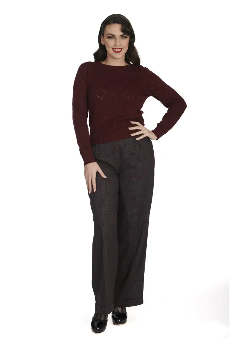 Ruby jumper Burgunder - Bilde 3