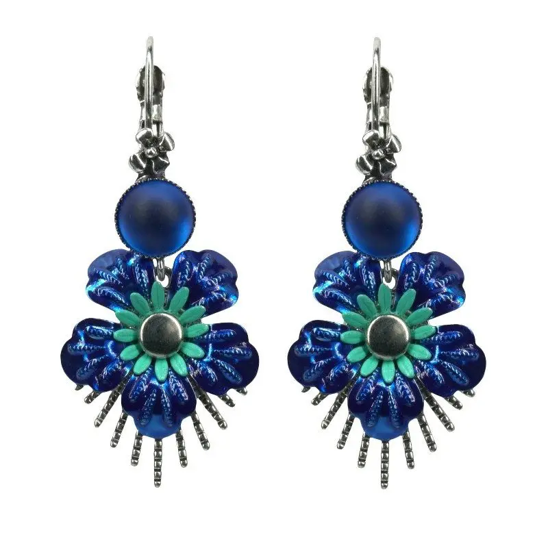Urban Hippies Raio Øredobber kobolt blue