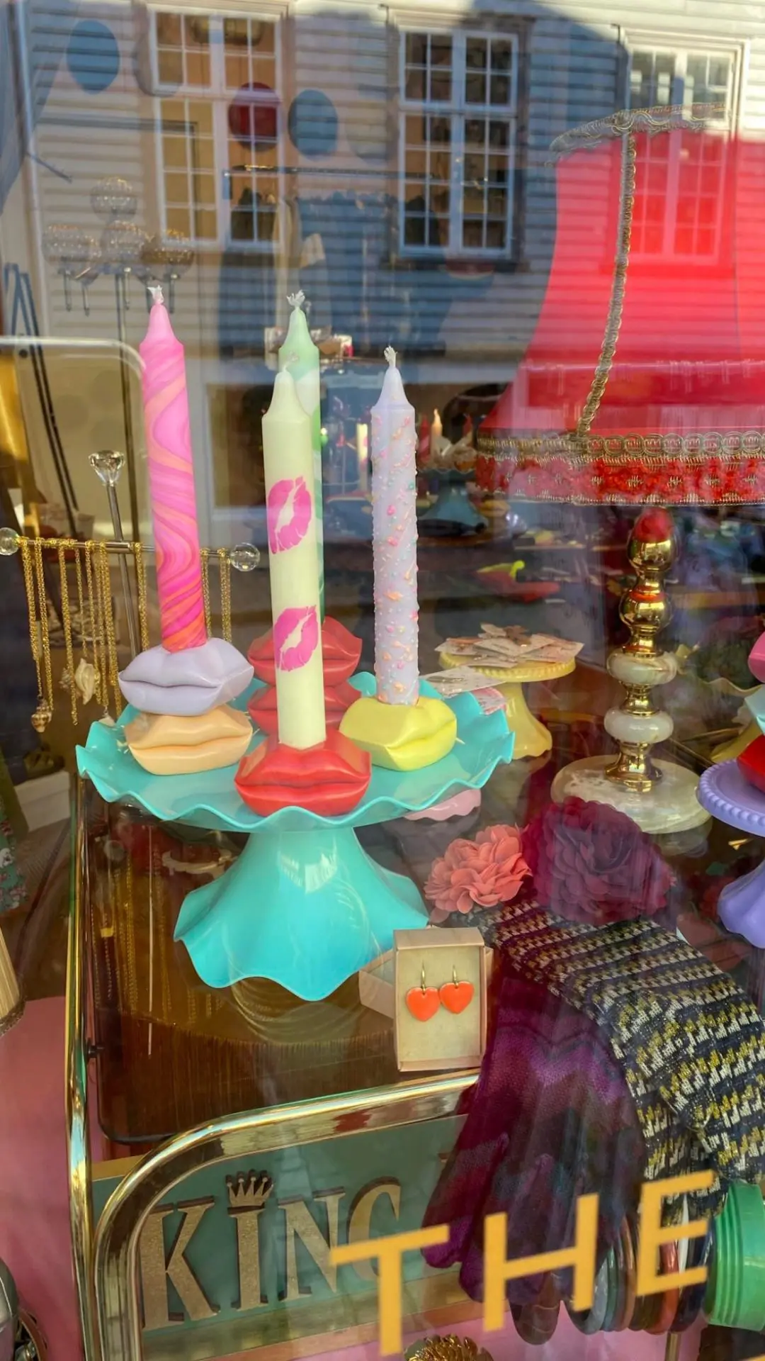 Leppelysestake Zany Design Rød - Bilde 2