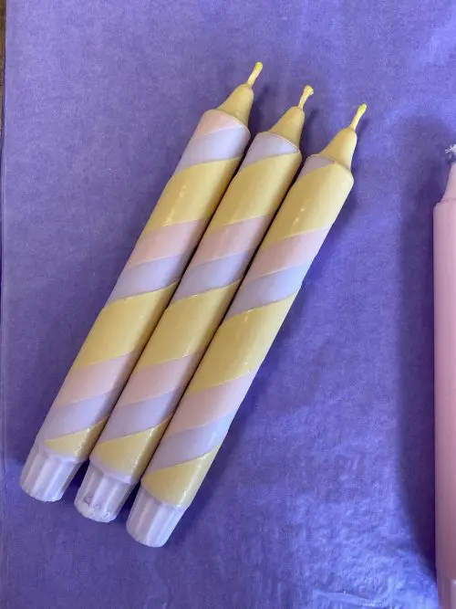 Mrs. Miccio Polka Yellow/Purple