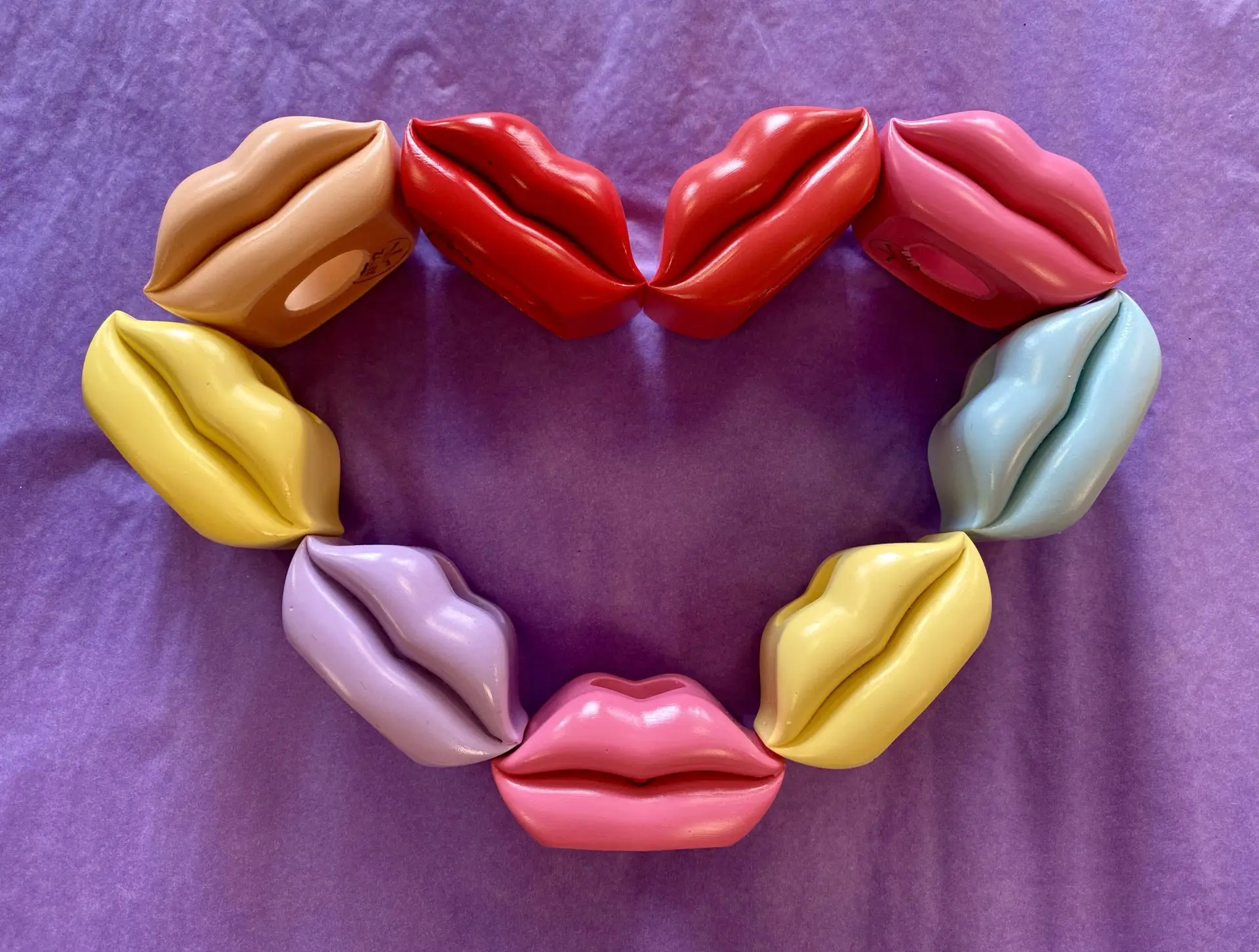 Leppelysestake Zany Design Rød - Bilde 3