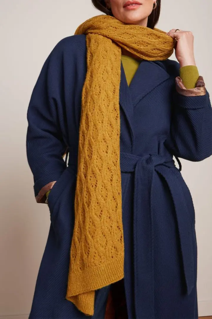 Skjerf Ajour Carre Gold