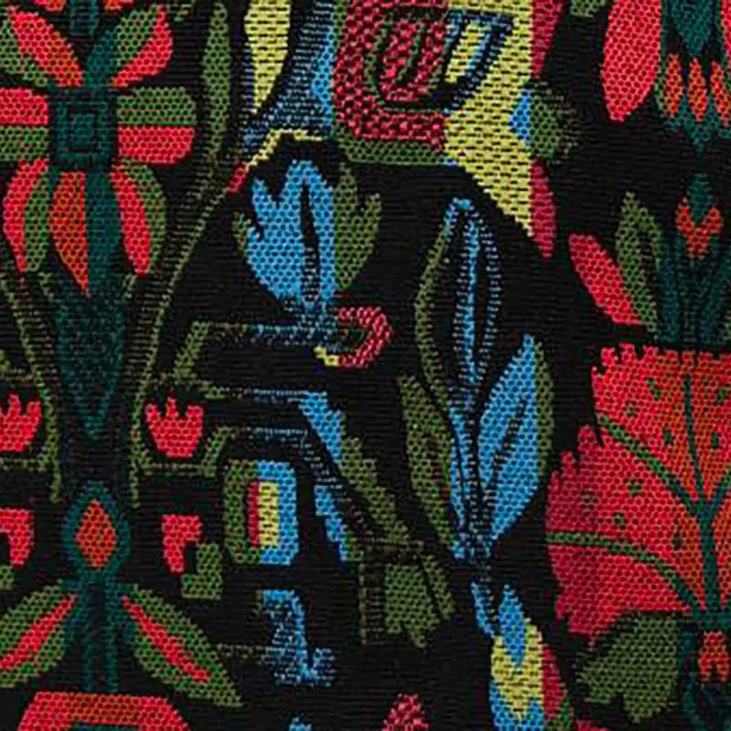 Dryden Folk Jacquard Fur Collared Coat - Bilde 5