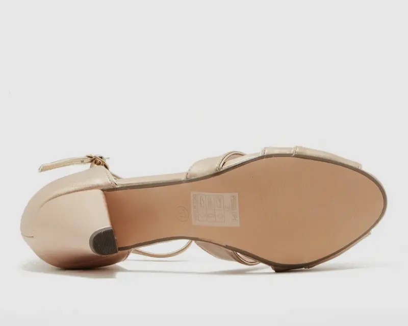 Penelope T-strap holiday Rosegold - Bilde 7