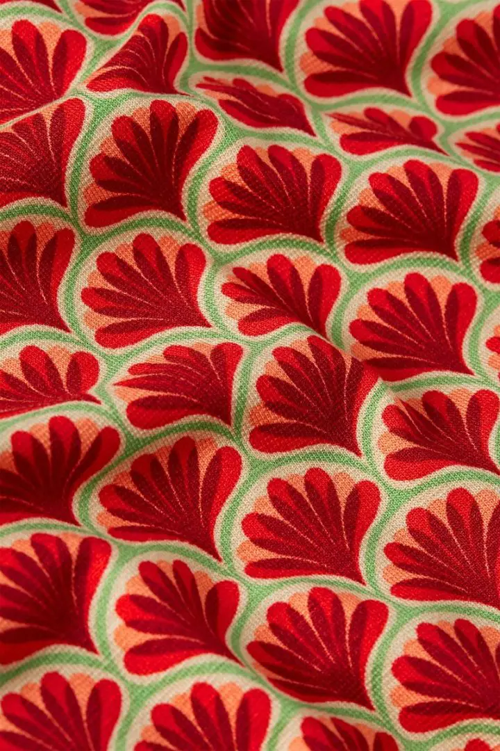 Sheeva Touche Kjole - True Red - Bilde 4