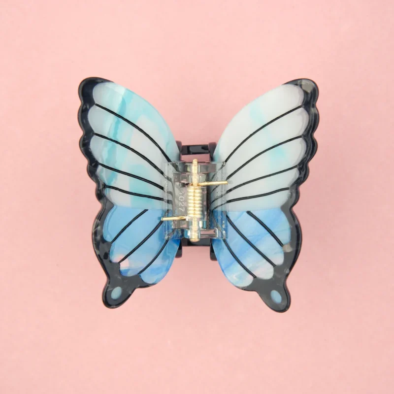 BLUE BUTTERFLY HAIR CLAW