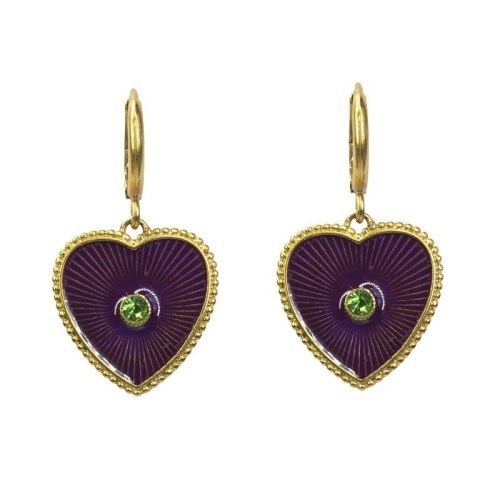 Urban Hippies Øredobber Je m'aime plum