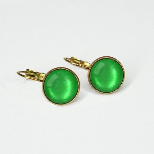 Urban Hippies Øredobber Dots Classic Green GP