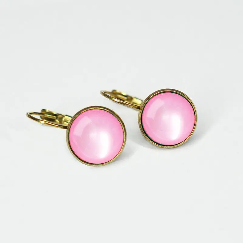 Urban Hippies Øredobber Dots Hot Pink GP