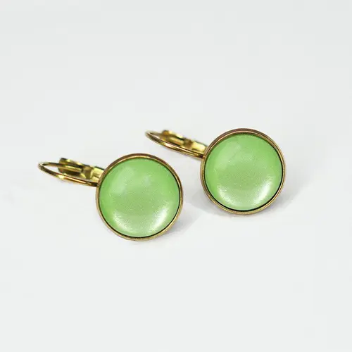 Urban Hippies Øredobber Dots Matcha GP