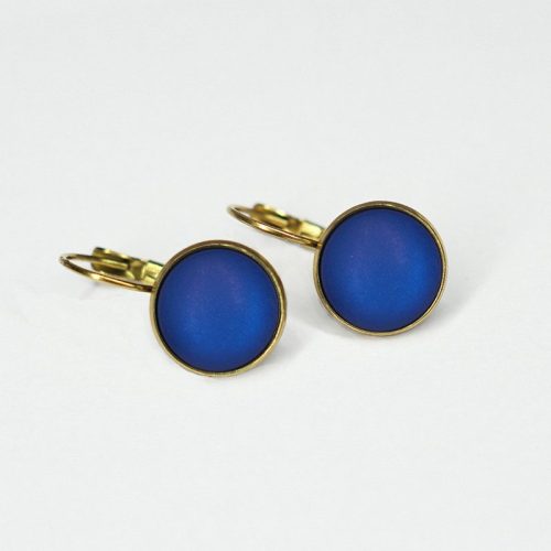 Urban Hippies Øredobber Dots Silky dazzling blue GP