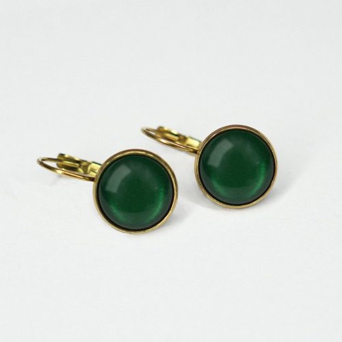 Urban Hippies Øredobber Dots Glossy evergreen GP