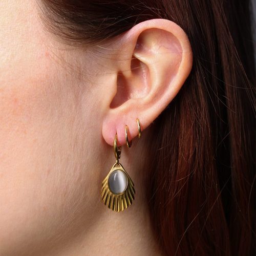 Urban Hippies Øredobber Venus dove gold