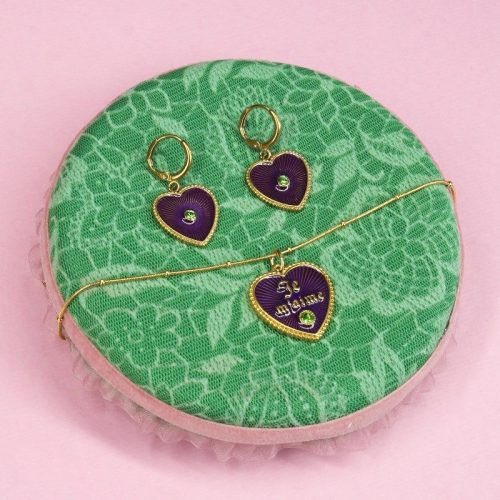 Urban Hippies Smykke Je m'aime plum
