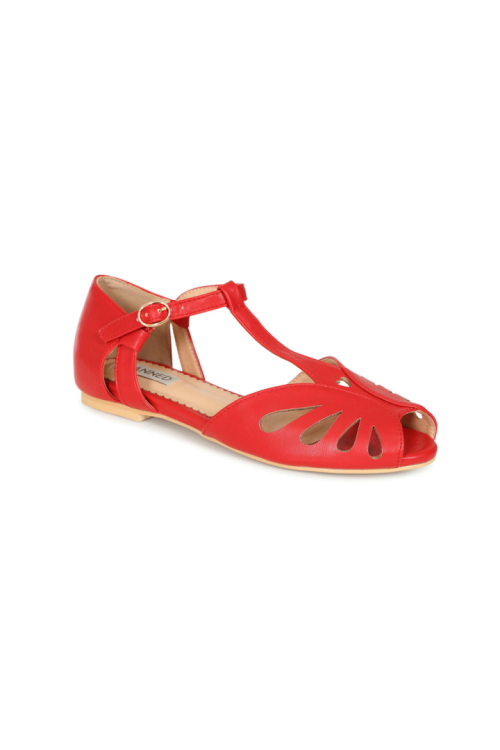 Secret Love Dapper Flats - Red