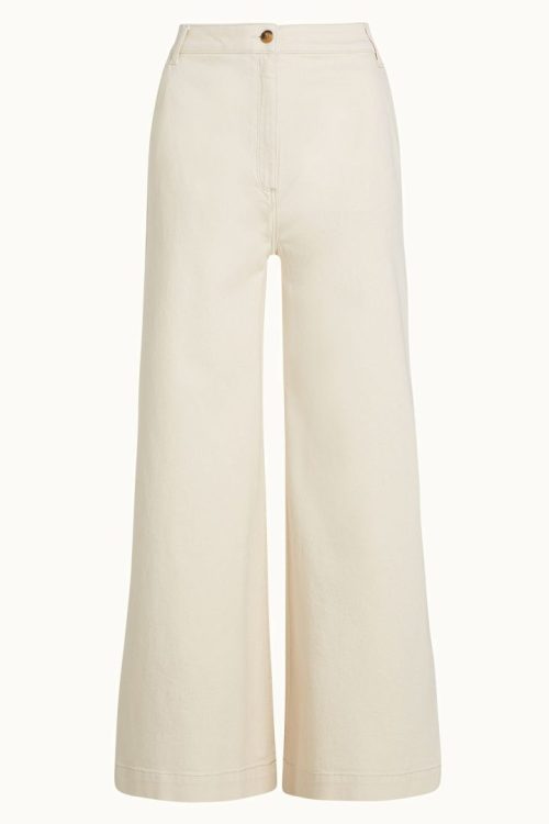 Peppa Retro Denim Bukser - Ivory