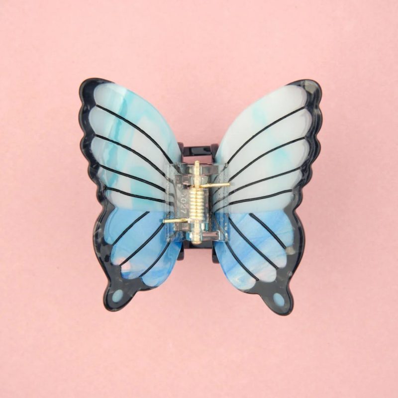 BLUE BUTTERFLY HAIR CLAW - Bilde 3
