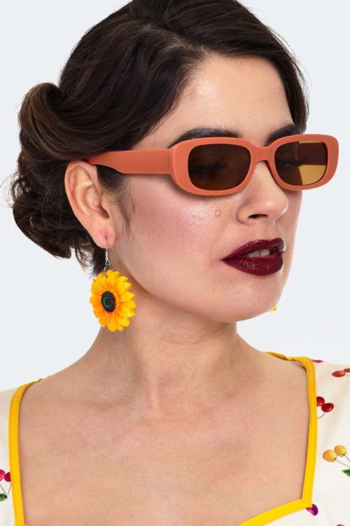 Retro Mustard Solbriller