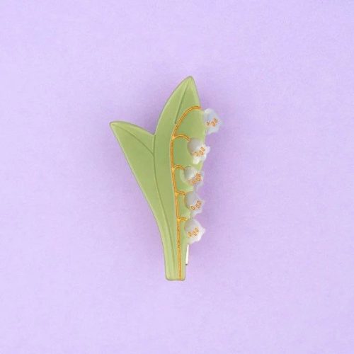 Lily of the Valley Hair Clip