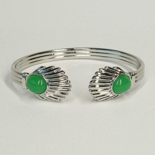 Urban Hippies Armbånd Venus Bangle Emerald SP