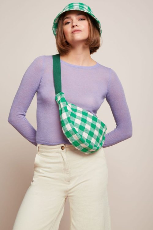 Fanny Le Brigitte Crossbody-veske - Ultra Green