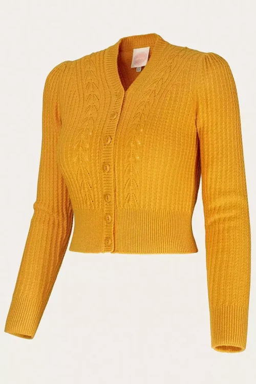 The Candi Summer cardi - Turmeric