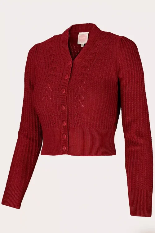 The Candi Summer cardi - Lipstick Red